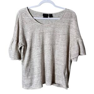 RACHEL Rachel Roy Cream Blouse